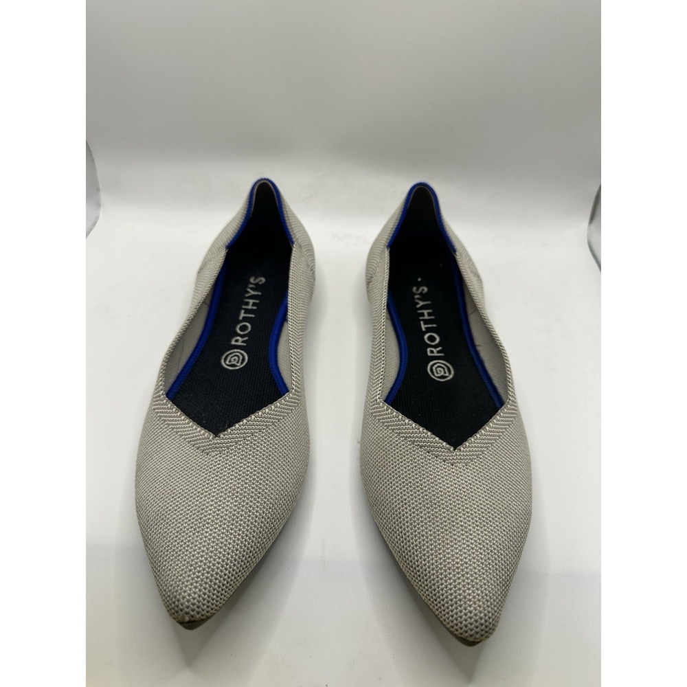 Rothy's The Point flats Flax Birdseye Women's 10
